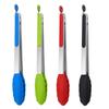 Pinza para alimentos de silicona 7 pulgadas 9 pulgadas 12 pulgadas barbacoa BBQ buffet bistec pinza para alimentos cocina DIY horneado pinza para pan