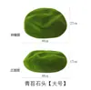 Pedra de Musgo Artificial Parede de Plantas Verdes Musgo Bonsai Bonsai Micro Paisagismo Enfeite DIY Decoração Pedra de Cabelo Artificial Decoração