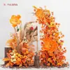 Jardim Monet Simulador Arranjo de Flores Finalizado Decoração de Casamento Suporte de Flores Chifre de Boi Vitrine de Shopping Decoração de Fundo de Palco