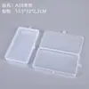 PP Rectangular Plástico Transparente Piezas de Herramienta Caja Pequeña Caja de Almacenamiento para Teléfono Móvil Caja de Empaque para Bolígrafo Color Cera Caja Pequeña para Materiales