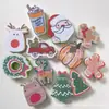 Serie de estampado navideño esponja personalizada para lavar platos tela no tejida esponja estampada para limpieza de cocina, fregar ollas y lavar platos