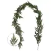 Decoraciones Personalizadas Navideñas de Pino y Ciprés con Enredadera de Goma Suave Artificial, Hojas de Pino, Adornos Navideños