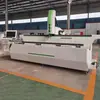 Máquina de Perfuração e Fresagem Qiancheng Perfil de Alumínio Equipamento de Processamento CNC Combinação de Porta e Janela de Liga de Alumínio Fresadora de Face Final
