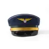 Gorra de Piloto Gorra Azul Marino Gorra de Retrato Gorra para Hombres y Mujeres Rendimiento Gorra de Policía Gorra Grande Gorra de Aire Niños Adulto Gorra Plana