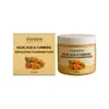 Almofadas de Limpeza Rejuvenescedoras de Cúrcuma Viareline Limpeza Suave, Hidratação, Cuidado e Alívio para os Poros Faciais Algodão