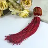 Pulsera semiacabada DIY y cordón de nudo tejido a mano con cuentas y cierre de seguridad, cordón rojo para el año del zodiaco, en stock