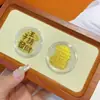 Pegatina de Teléfono de Oro Puro 999 con Amuleto de Fortuna de Dibujos Animados para que las Princesas se Hagan Ricas, Venta al por Mayor de Fábrica y Dropshipping Disponibles