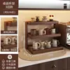 Soporte para Tazas de Madera Maciza Estante de Almacenamiento de Mesa Aparador Taza de Café Taza de Agua Taza de Té Taza de Vidrio Estante de Almacenamiento Acrílico