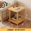 Mesa auxiliar de sofá mesa de café pequeña simple mesa de almacenamiento hogar sala de estar simple mesa de rincón de hueco mesa pequeña mesita de noche mini
