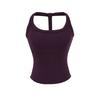 Top Camisola Sexy Estilo Americano Chica Picante, Nuevo Modelo de Verano con Copas, Alta Elasticidad, Top sin Mangas de Belleza Ceñidor de Cintura para Fitness Deportivo, Moderno