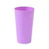 Tazas de Plástico Color Sólido PP al por Mayor Tazas de Boca Ancha Tazas de Agua de Colores Tazas para Enjuague Bucal Sin Tapas Tazas de Trompeta Gran Capacidad Ecológicas