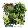 Parede de Plantas Simuladas Parede de Plantas Verdes Decoração Floral Fundo Gramado de Plástico Decoração de Gramado Verdejamento de Engenharia Parede de Flores Artificiais Decoração