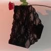 Cosas Privadas Dulces Bragas de Encaje Hueco Sexys para Mujer Malla Transparente Cintura Baja Pura Deseo Braguitas de Mariposa para Mujer
