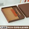 Comércio Exterior Especialmente Projetado para Caderno com Padrão de Cortiça Personalizado Escritório Comercial Fivela Magnética Bloco de Notas A5 Caderno Grosso Pode Ser Impresso com Logotipo