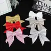 Fita de Laço com Pó Dourado para Decoração de Natal Transfronteiriça Enfeites para Janela Árvore de Natal Festiva Penduricalhos