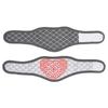 Cinturón calentador de cuello con puntos verdes, compresa caliente para el hogar, hombros, cuello, espalda y cuello, banda protectora cálida con matriz de puntos, disponible para hombres y mujeres.