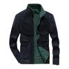 Chaqueta nueva de primavera y otoño para hombre, de colores brillantes, informal, de mediana edad, con múltiples bolsillos, holgada, estilo 1905