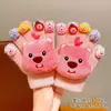 Luvas Infantis com Dedos Separados, Luvas Tricotadas Estilo Coreano para Meninos com Cinco Dedos, Luvas de Inverno Quentes para Alunos do Ensino Fundamental, Bebês Meninos e Meninas, Ciclismo