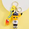 Figuritas de llavero de goma blanda de anime de dibujos animados, colgantes para mochila, accesorios para bolsos, pequeños adornos, al por mayor en stock para tiendas