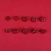 Accesorios de Flor de Cinabrio Alto Contenido Arena Dorada Púrpura Reducida por Fuego Flor de Cinco Pétalos Trébol de Cuatro Hojas Accesorios de Pulsera