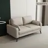 Sofá de luxo leve para apartamentos pequenos, sala de estar minimalista, assento duplo ou triplo, adequado para apartamentos, lojas de roupas, imóveis para aluguel e áreas de recepção