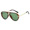 Amazon Transfronterizo Populares Gafas de Sol de Moda Europeas y Americanas Versátiles Sencillas Mismo Estilo de Celebridad de Internet Montura Grande Gafas de Aviador