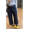 Moda de Verano 2025 para Hombre Estilo Hong Kong Jeans con Letra Personalizada Hip-Hop Ins Moda High Street Tendencia Fresco Pantalones Largos