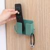 Soporte para teléfono móvil de pared multifunción caja de almacenamiento de cable de datos dormitorio mesita de noche sala de estar control remoto estante de almacenamiento sin perforaciones