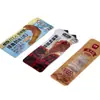 Bolsa de Empaque de Alimentos de Plástico con Papel de Aluminio Impreso, Rollo de Película Compuesta de Nylon al Vacío Personalizado, Bolsa de Snack Sellada Auto-Sellante de Pie