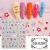 Oferta Especial Transfronteriza Zhengxiang Pegatinas de Uñas con Relieve 5D de Animalitos de Dibujos Animados Pegatinas para Uñas Personalizadas DIY Estilo Navideño INS