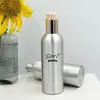30ml-1200ml Botella de Aluminio Sellada para Aceite Esencial Color Oro Rosa Bomba Electroquímica de Aluminio con Dosificador para Loción