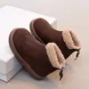 Zapatos de Algodón para Niñas 2026 Nuevo Estilo Invierno, Botas de Nieve Cálidas Forradas de Felpa para Niños, Botas de Algodón Engrosadas para Niñas, Botas Cortas para Niños Mayores