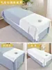 Set de tres piezas para salón de belleza de cubiertas de cama higiénicas, que incluye sábanas y una cubierta facial, no de algodón puro, para masaje y terapia, uso único por cliente