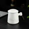 Xícara de Chá de Jade para Uso Pessoal, Copo com Separação de Chá e Água, Copo de Água de Grande Capacidade para Escritório com Tampa e Filtro, Presente com Logo