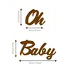 Transfronterizo Nuevo Ohbaby Letras de Fieltro Luna Llena Accesorios para Fotos Decoración de Pared de Dormitorio Pegatinas de Pared Banner de Tela No Tejida