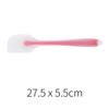 Raspador de silicona, suministros para hornear, herramientas de grado alimenticio, FDA, espátula de silicona integrada, cuchillo montado para crema de pastel para niños