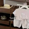 Conjunto de Duas Peças Feminino Verão 2026 Novo Estilo Princesa Doce e Chique Francês Calça Lanterna Floral Super Fofa Manga Curta
