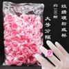 Copo Argola para Tatuagem e Bordado, Porta-Copo de Material Colorido, Consumíveis, Tamanhos Grande, Médio, Pequeno, Divisória de Silicone Macio, Copos Rígidos de Plástico Rosa e Branco