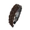 Peluca de trenza de espiga horquilla diadema cabello real mujer 2023 nuevo tocado accesorios para el cabello trenzado fábrica en stock venta al por mayor