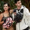Mochila de Ciclismo Bolsa de Cintura para Pesca Bolso Deportivo de Hombro Único Multifuncional Bolsa de Pecho para Hombres de Gran Capacidad Bolsa para Pesca con Señuelo al Aire Libre