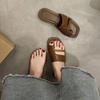 Pantuflas sin cordones para mujer 2026 Nuevo estilo coreano de verano Ropa retro para vacaciones con faldas Sandalias romanas