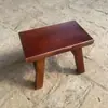Banco de madera maciza, soporte para ver programas, taburete pequeño de madera de olmo, banco de madera para niños, taburete cuadrado, taburete de mesa de café, taburete para cambiarse los zapatos, taburete de baile escolar