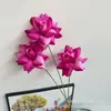 Nova Flor Artificial Tampa Flip-Top Rosa Decoração de Casamento Dia dos Namorados Rosa Flor Chanel Cenário de Hotel Adereços Flores Artificiais