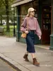 Comercio exterior transfronterizo al por mayor 2026 nueva moda casual versátil europea y americana para mujer chaqueta de cuadros con cuello alto