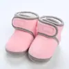 Sapatos de Bebê de Inverno Sapatos Feitos à Mão Mês Solado Macio Sapatos para Crianças Pequenas Sapatos de Bebê Sapatos de Bebê Sapatos Infantis Não Perca Meias com Forro de Lã Sapatos de Algodão