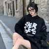 Atacado Transfronteiriço2026 Novo Moletom Gola Redonda Harajuku Bf Fleece Moletom Estudante Estilo Preguiçoso Solto Top