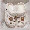 Zapatos de Cueva de Suela Gruesa para Mujer Verano para Exterior 2025 Nuevas Sandalias de Playa Antideslizantes Tacón Aumentado Pantuflas de Eva
