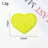Parches de Corazón Bordados, Parches de Aplicación, Parches con Diseño, Parches de Moda Grandes con Forma de Corazón de Lentejuelas, Parches de Lentejuelas