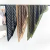 Pañuelo triangular de seda sintética con diseño coreano JM, pañuelo de seda estampado estilo 'old money' para mujer, pañuelo versátil, chal, prenda de abrigo, cinturón para la cintura