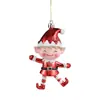 Nuevo Colgante Acrílico con Polvo de Colores, Colgante de Dibujos Animados, Decoración para Ventana de Árbol de Navidad, En Stock